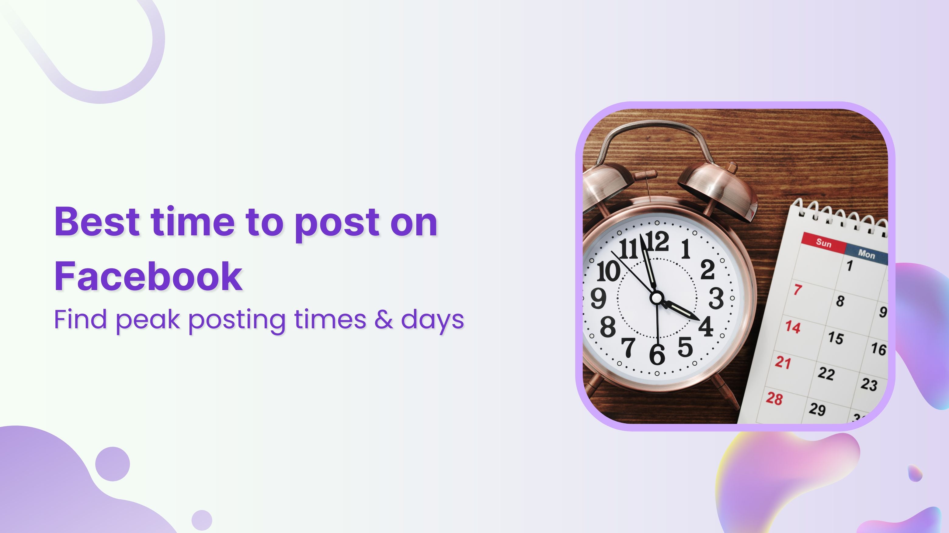 Best time to post on Facebook in 2025