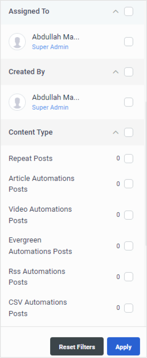 Collaboration and categorization features