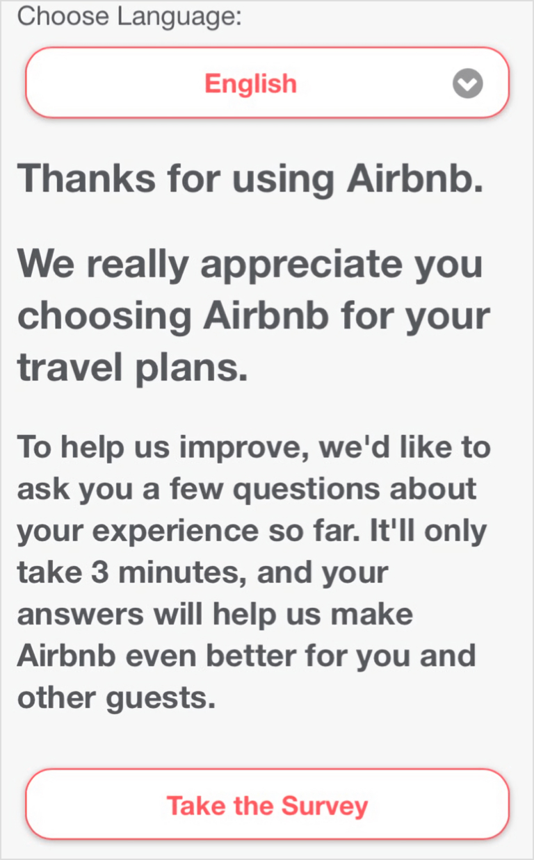send customer surveys