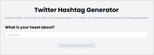 twitter hashtag generator