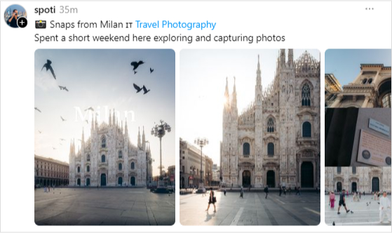 travel posts threads example