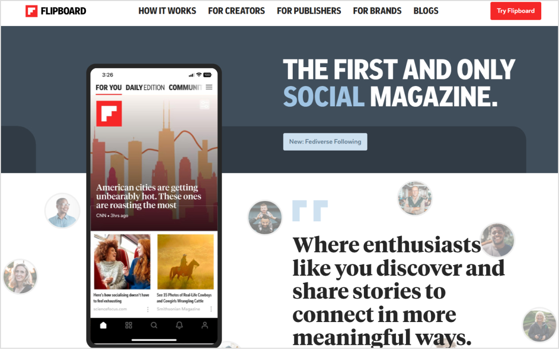 Flipboard Website