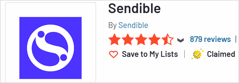 Sendible G2 rating