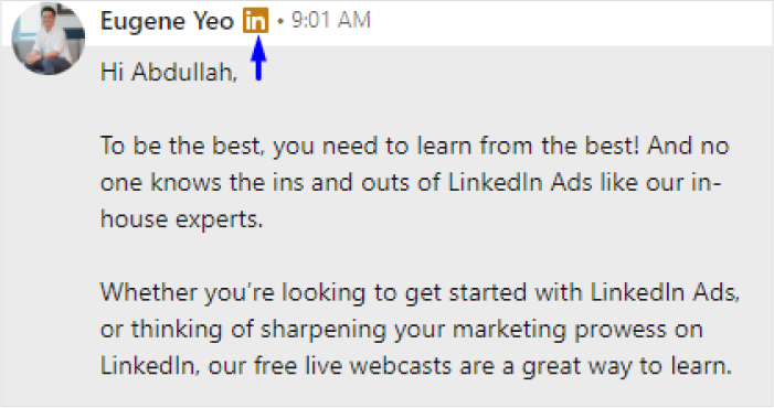 what are linkedin messages
