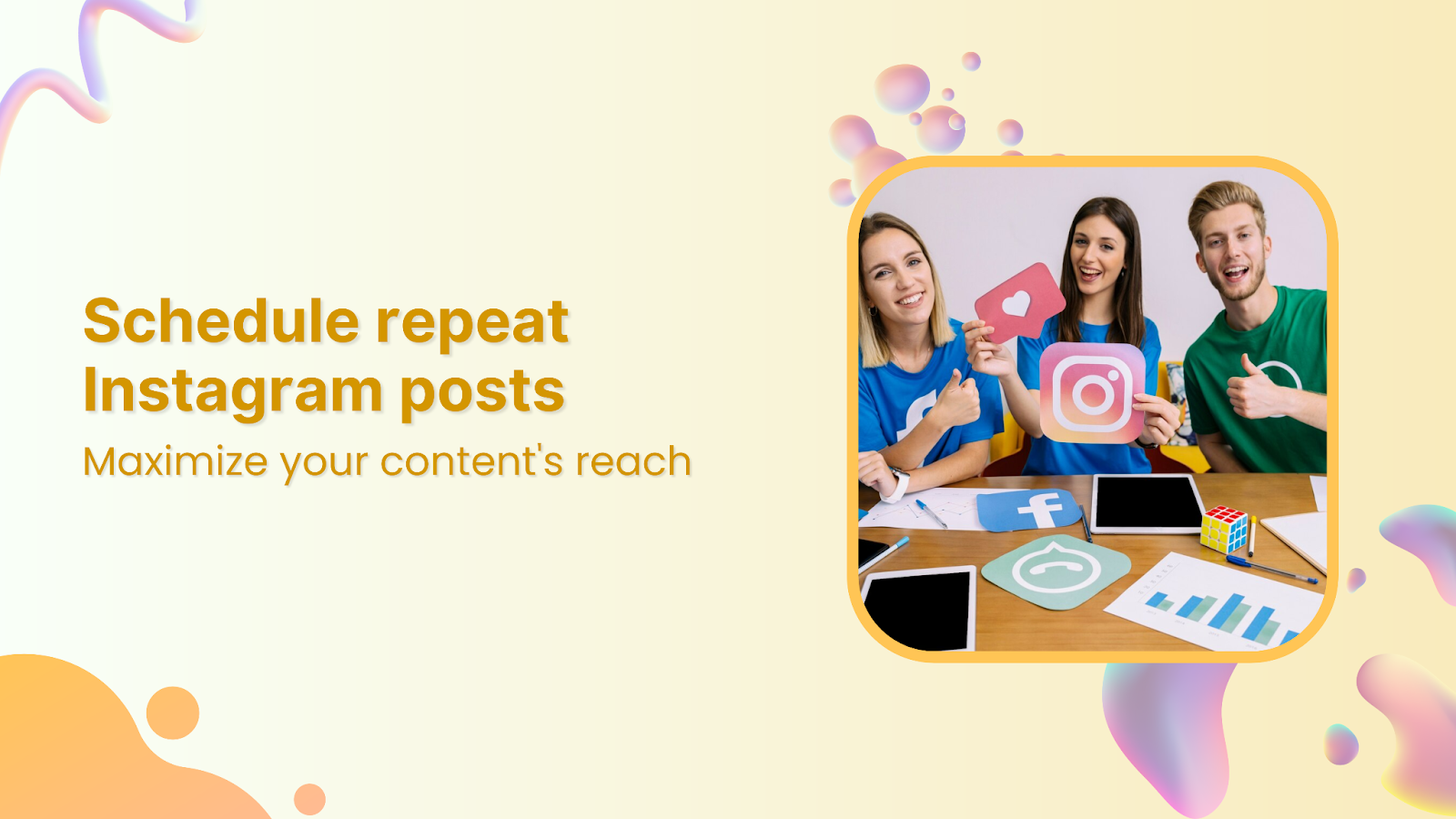 How to schedule a repeat post on Instagram 