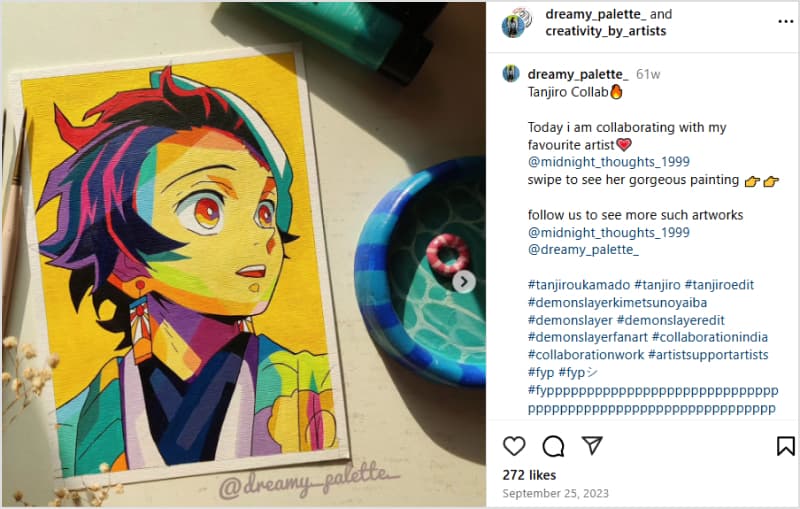 Instagram Art Collaborative Post