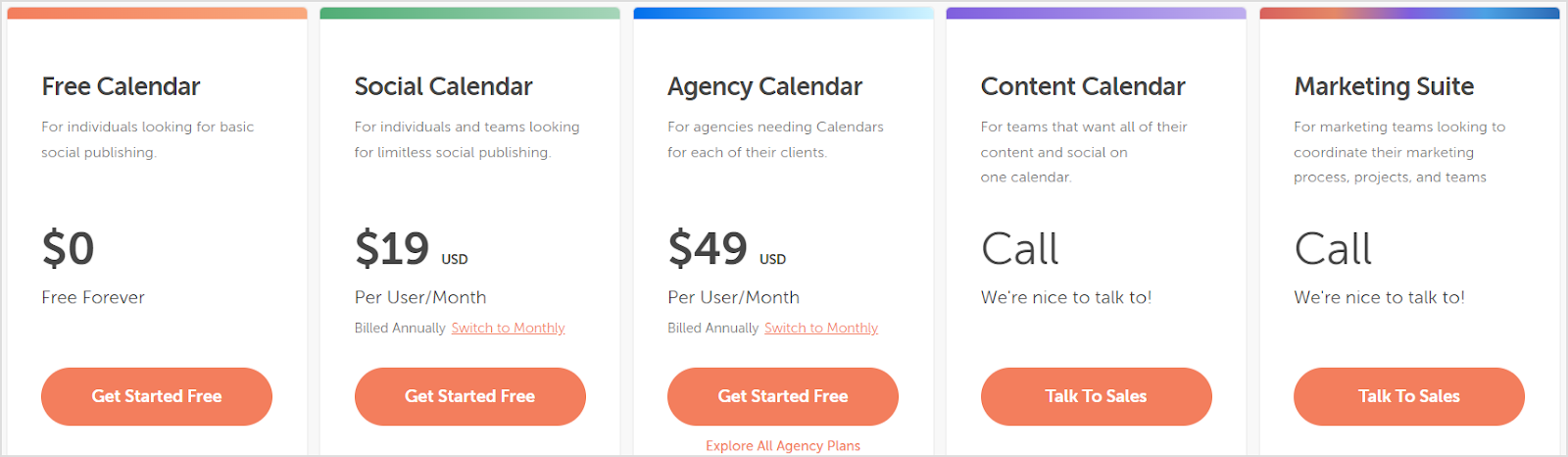 Coschedule pricing