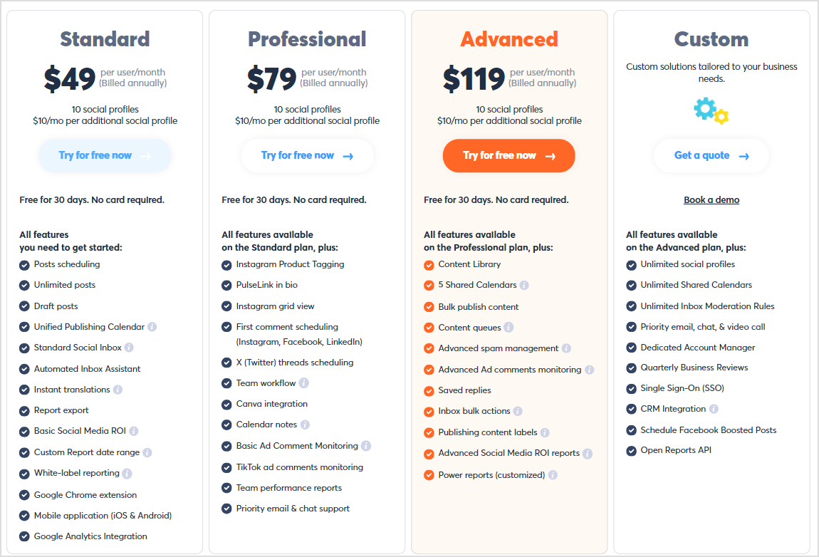 Agorapulse pricing