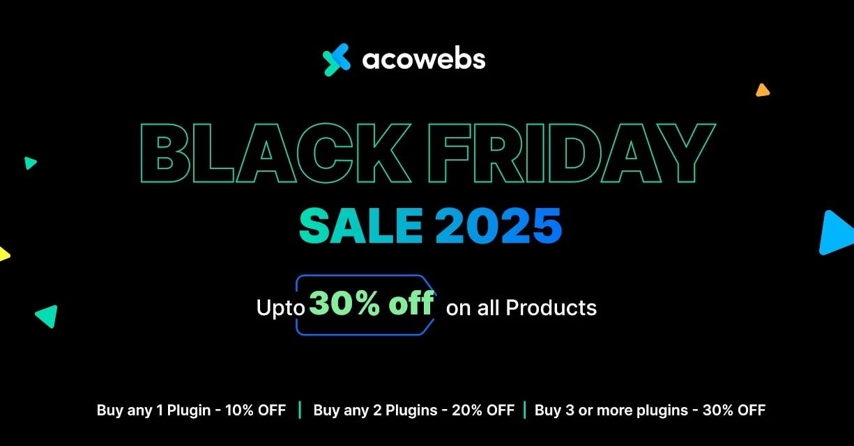 Acowebs Black Friday deal