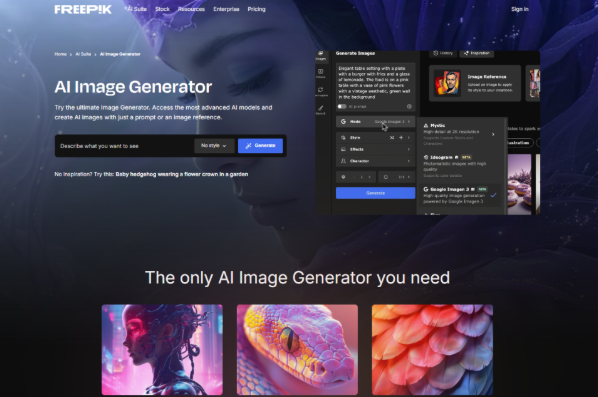 Freepik AI Image Generator
