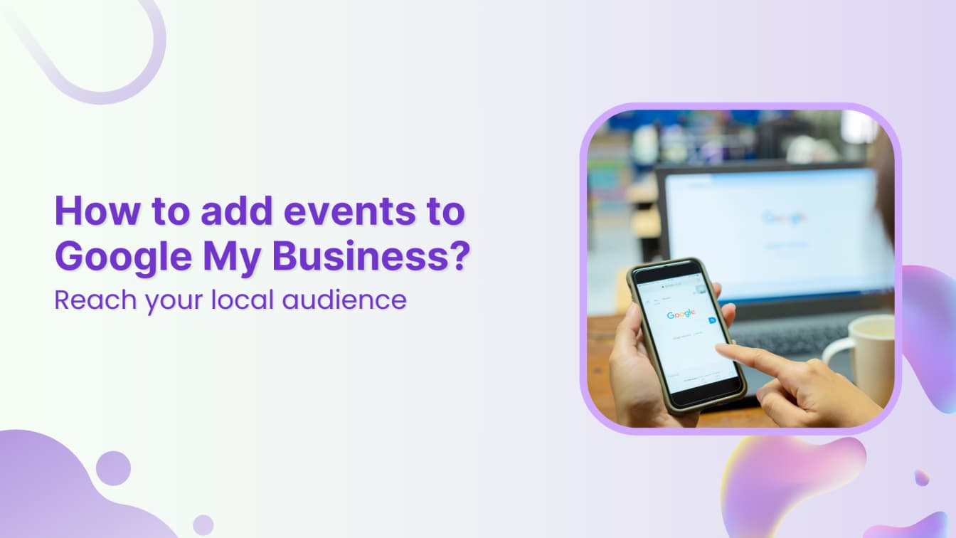 How to add events to Google My Business?