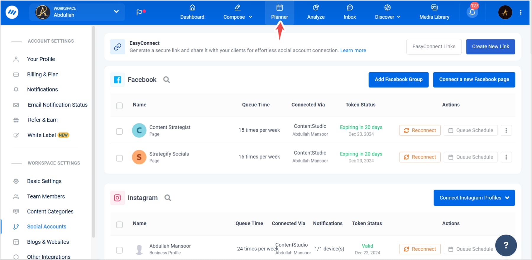 Open Planner Calendar