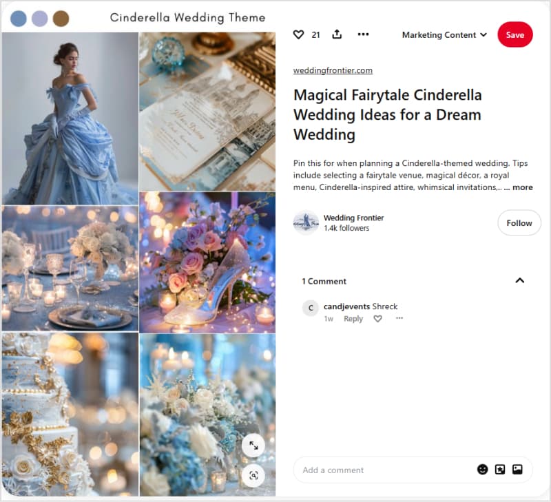 Pinterest Planning Collage Example