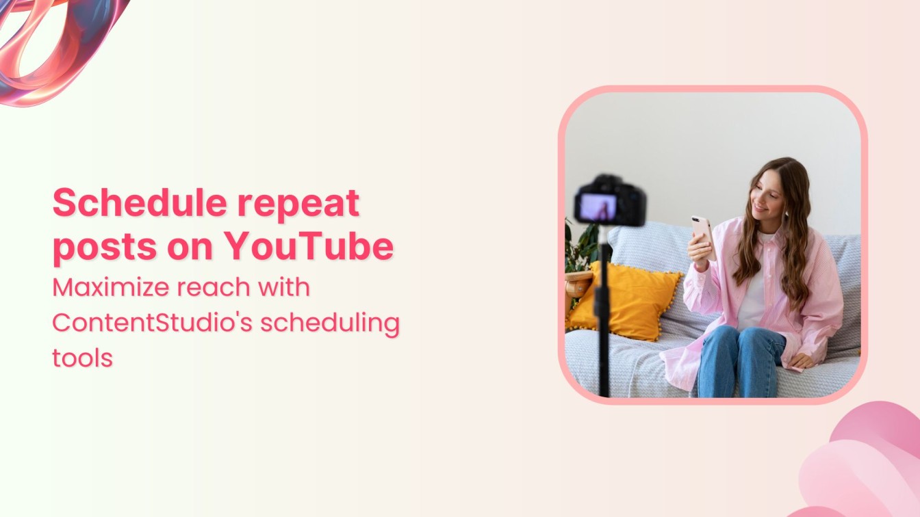 How to schedule repeat posts on YouTube