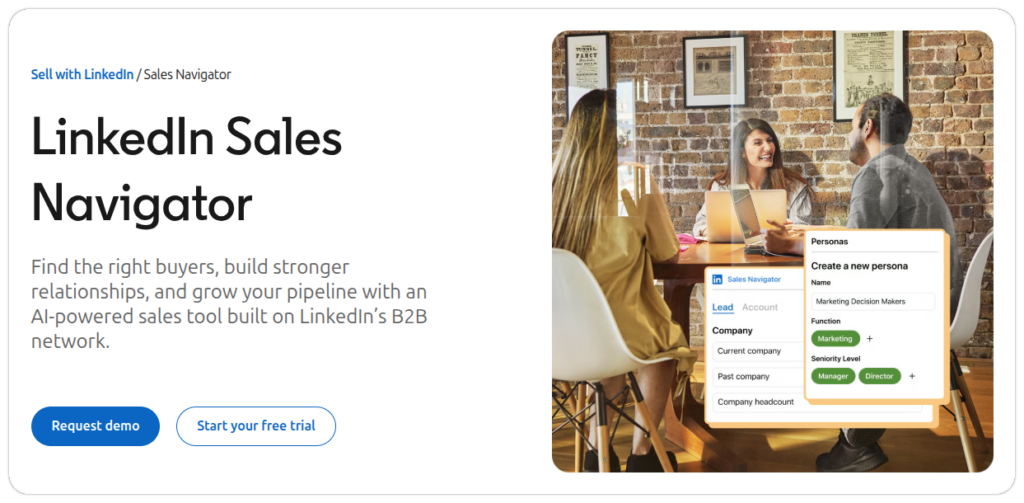 linkledin sales navigator for analytics