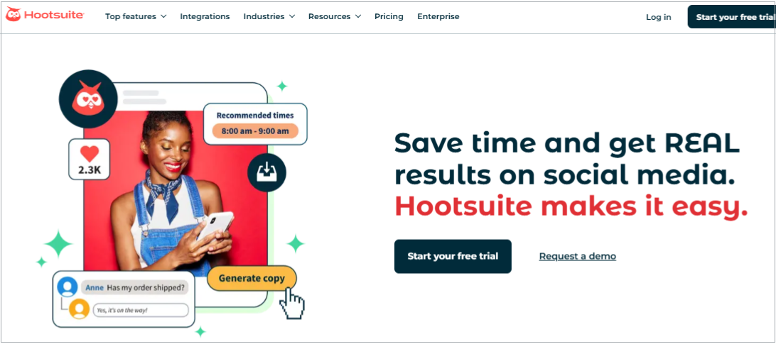 Hootsuite Website