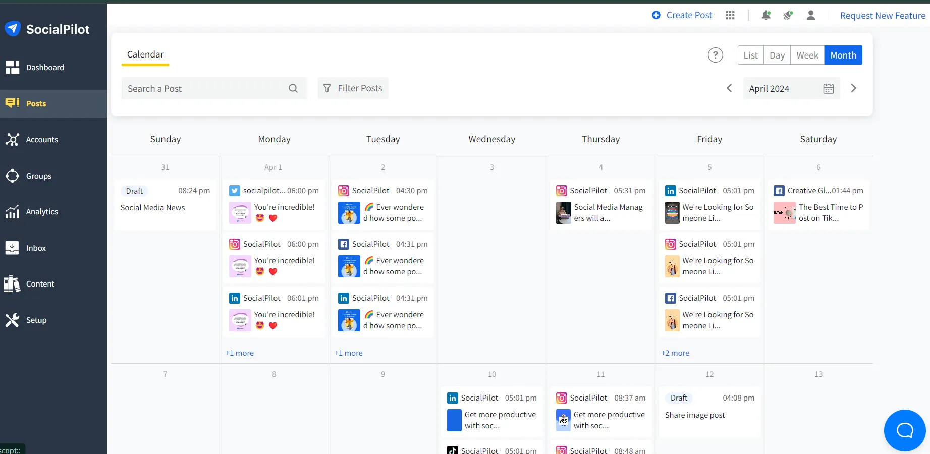 Socialpilot scheduling