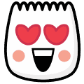 Love face Tiktok emoji