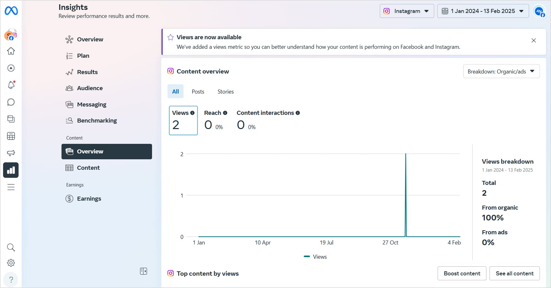 Meta Business Suite Analytics for Facebook and Instagram