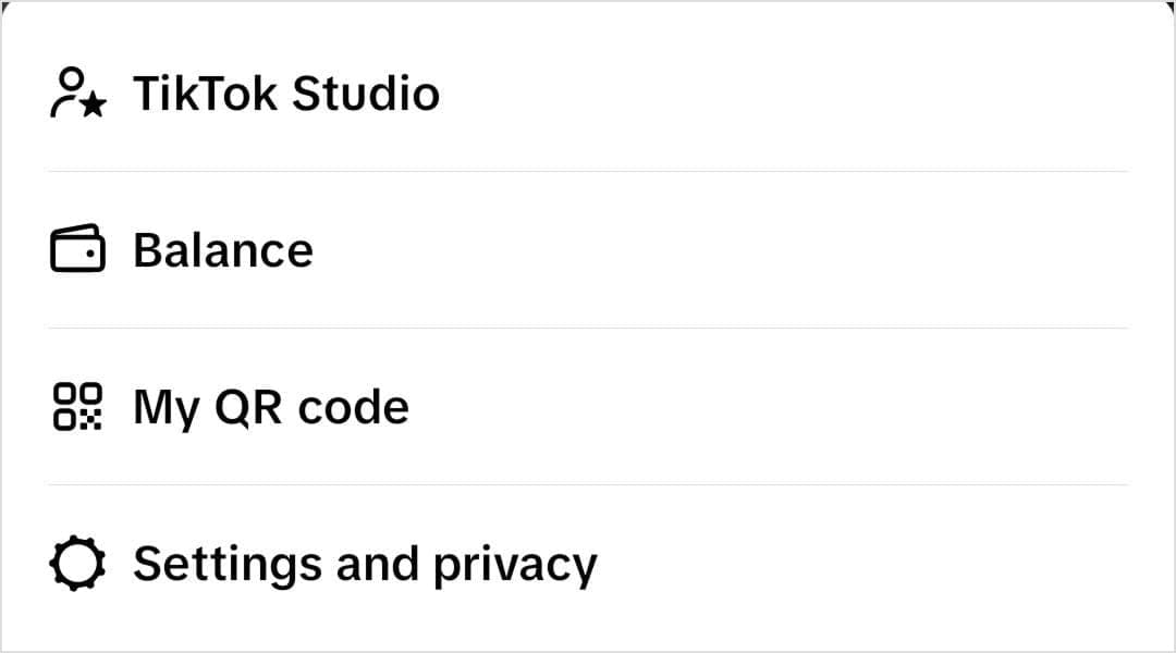 Open Settings and privacy