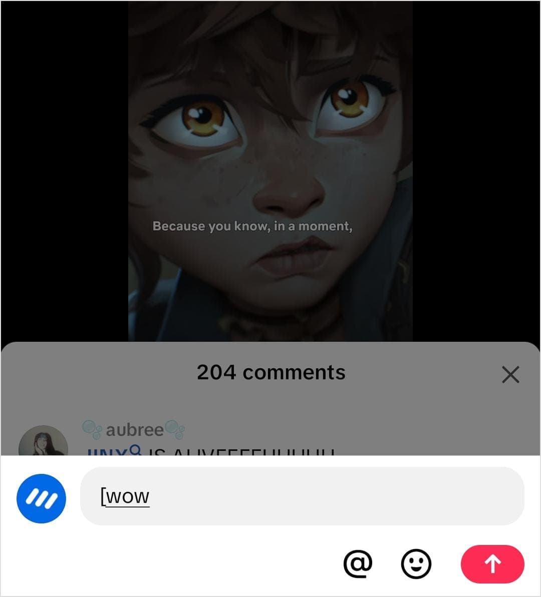 Type Secret Emoji Code in TikTok