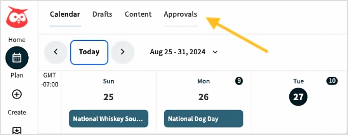 Hootsuite approval workflow