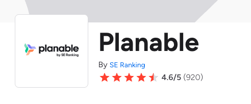 Planable G2 rating