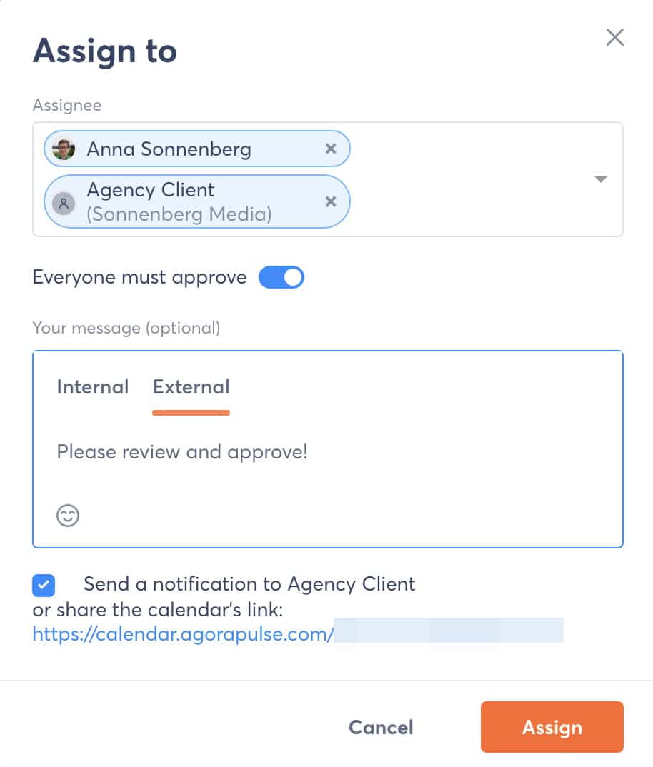 approval workflows agorapulse 