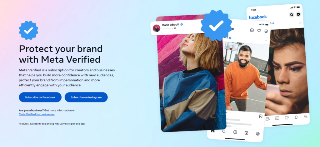meta verified dashboard