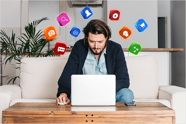 social media

