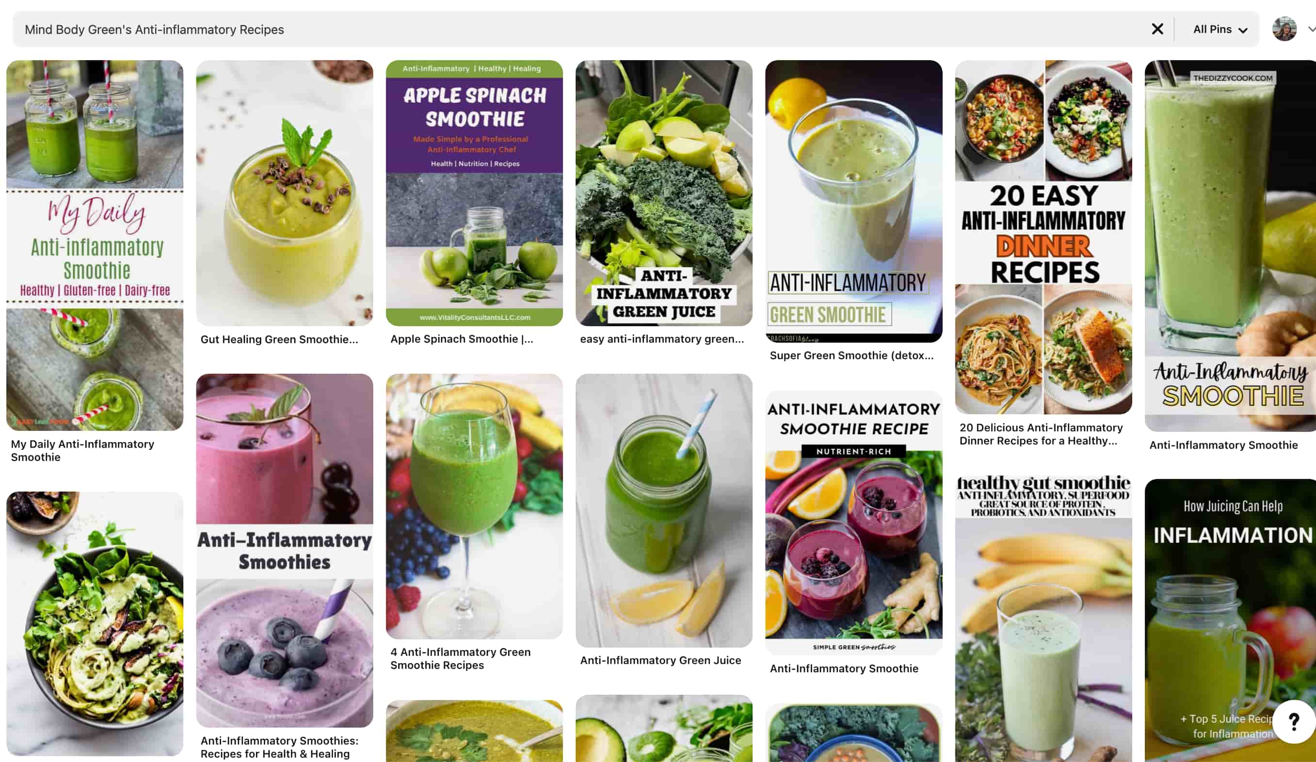 Anti-inflammatory Recipes