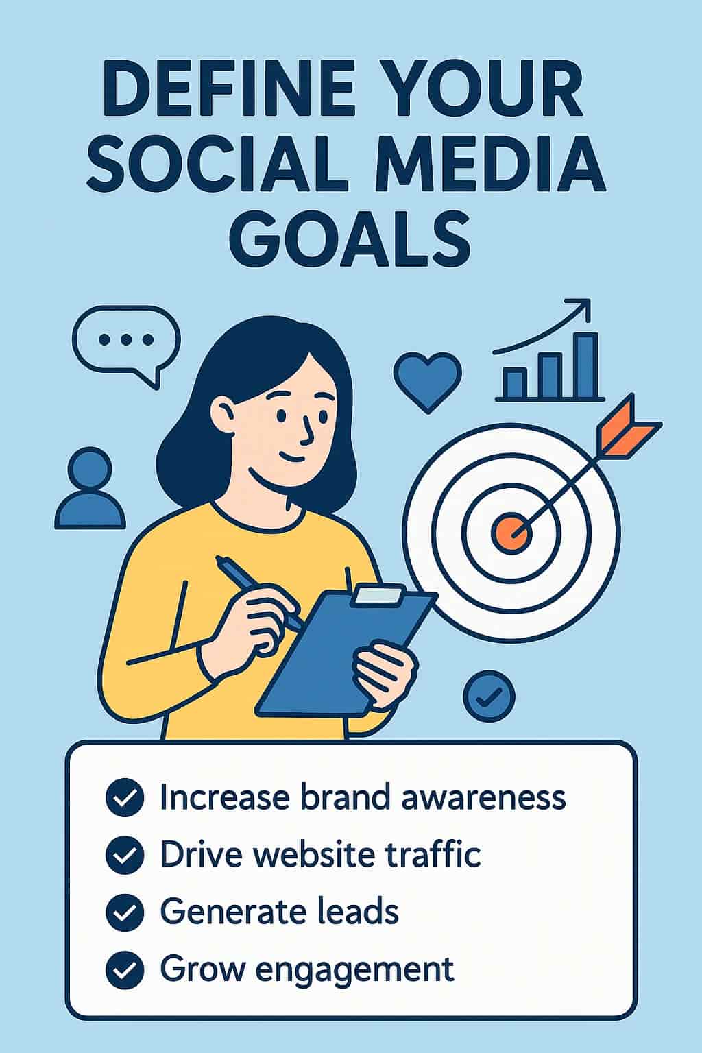 Define your social media goals