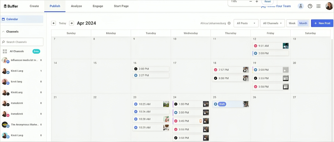 Buffer planner