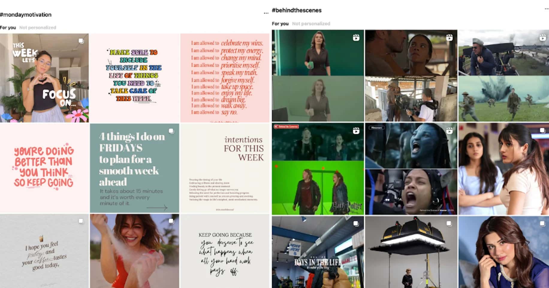 Descriptive hashtags