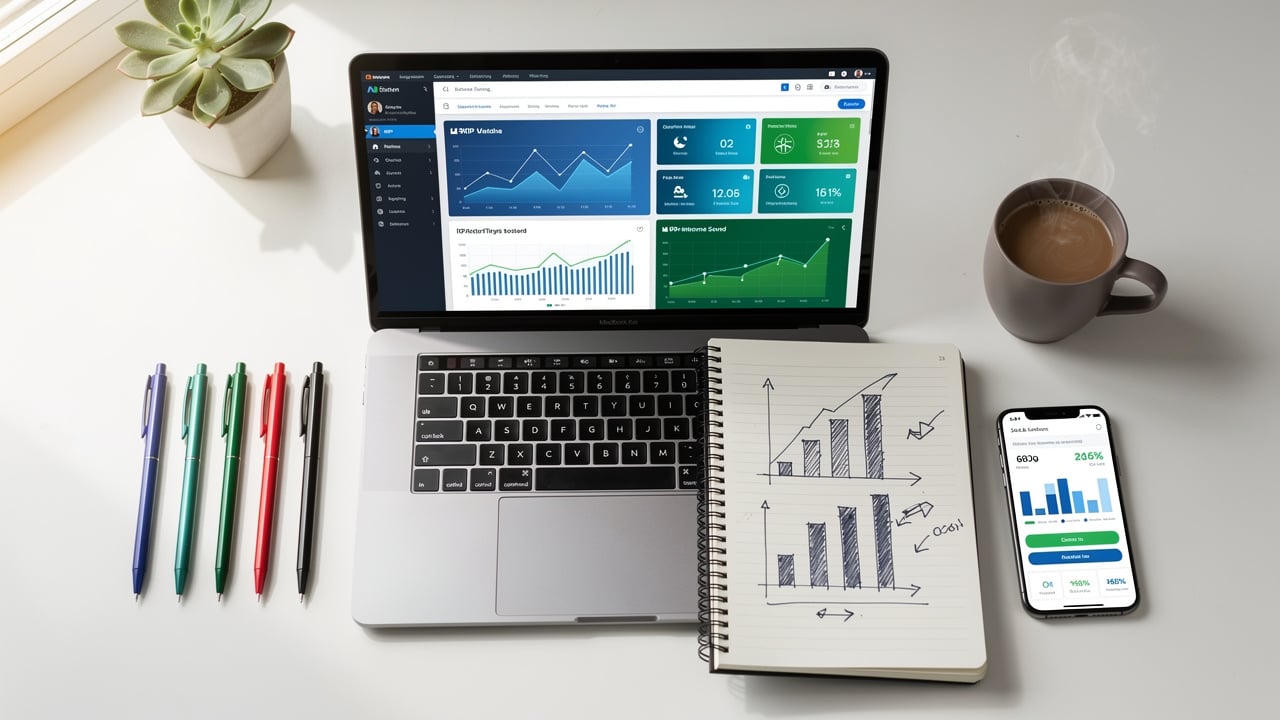 planning with workspace with analytics tools and notbooks