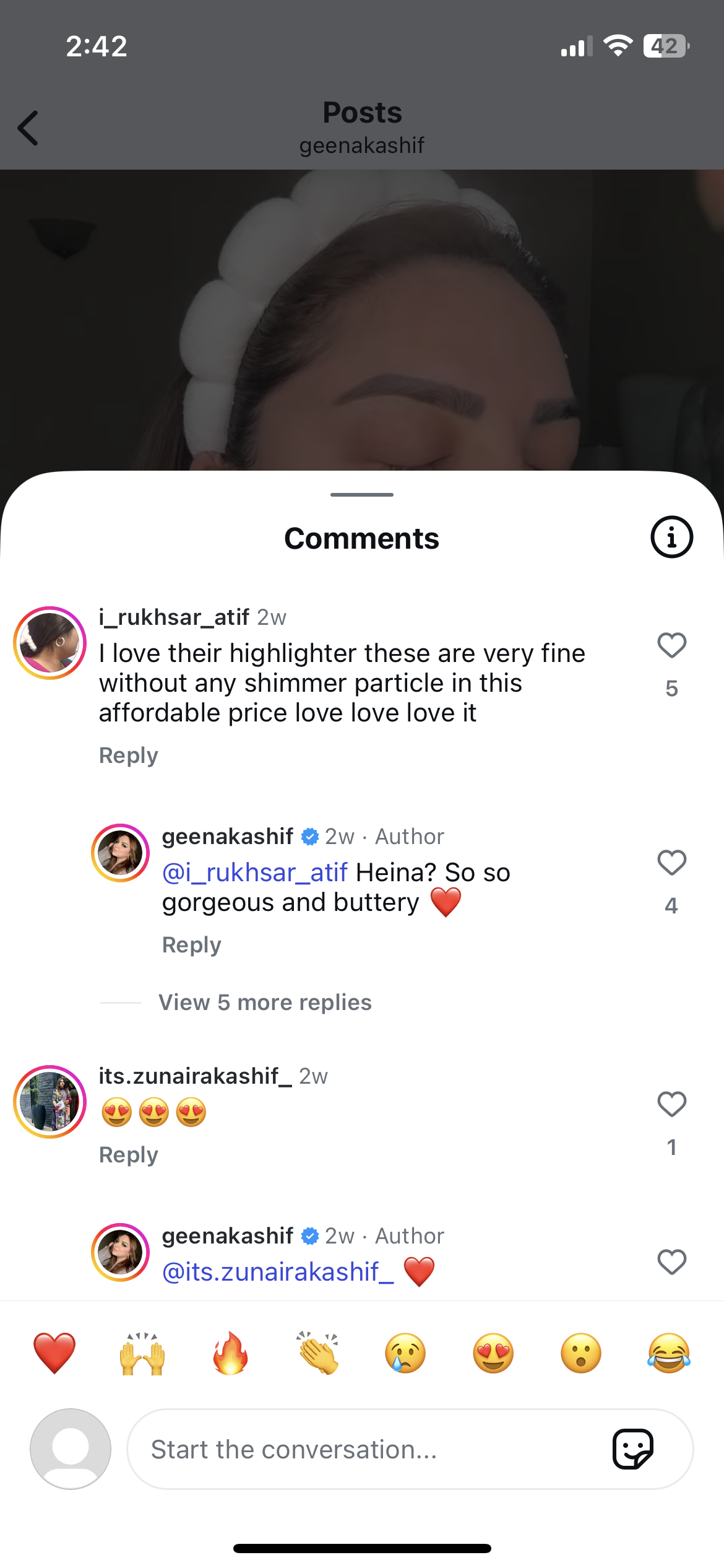 comments