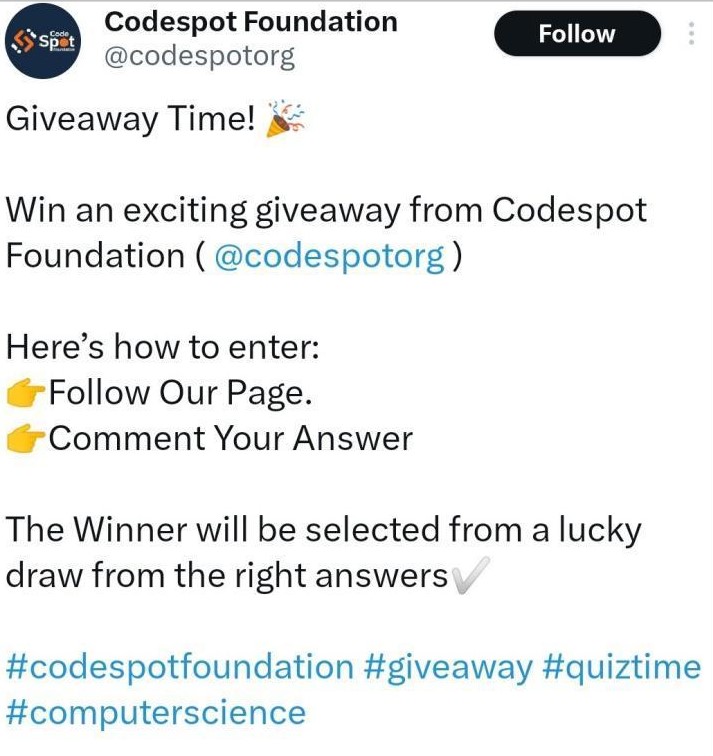 giveaway 