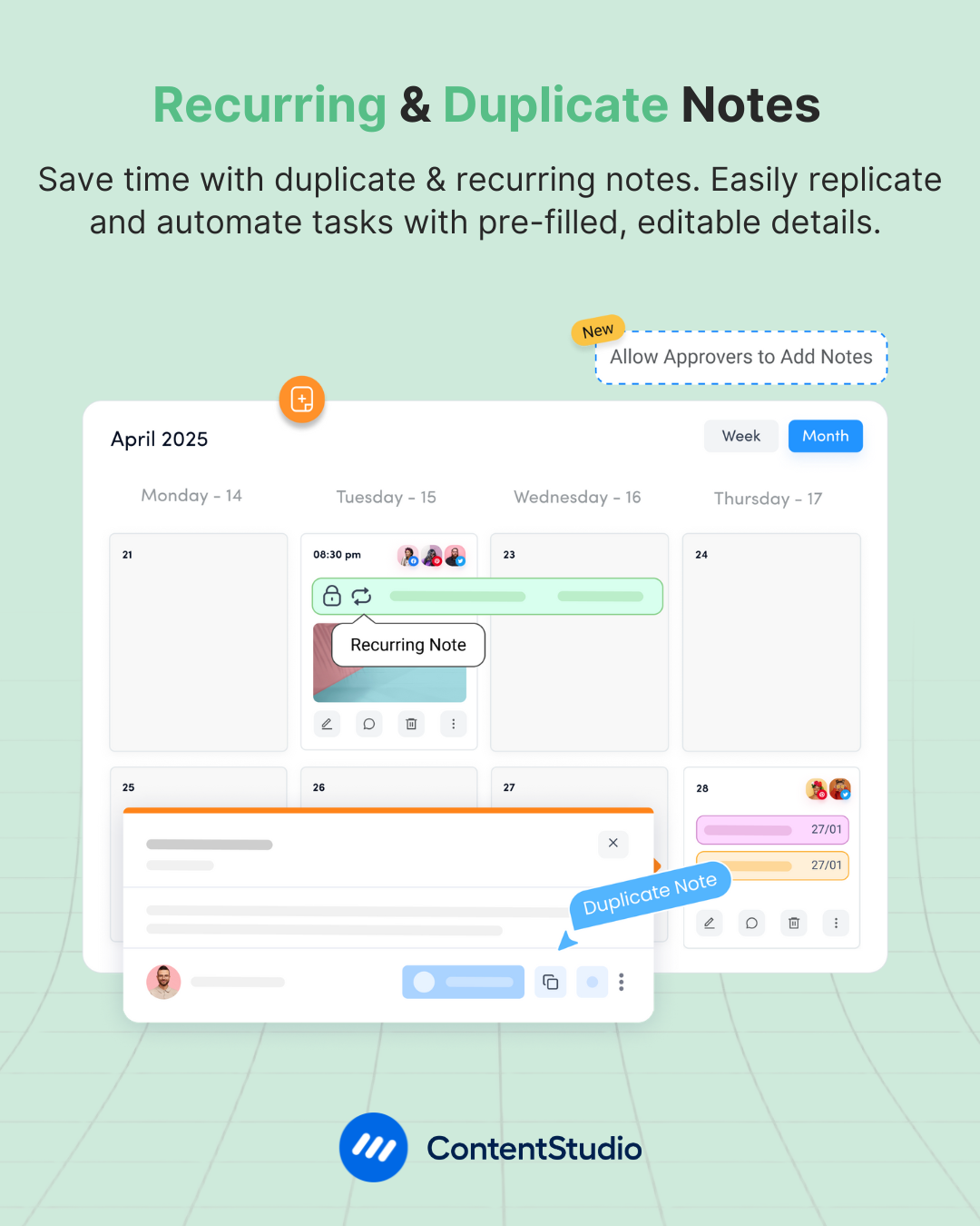 planner notes