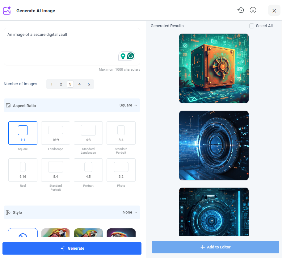 image generator