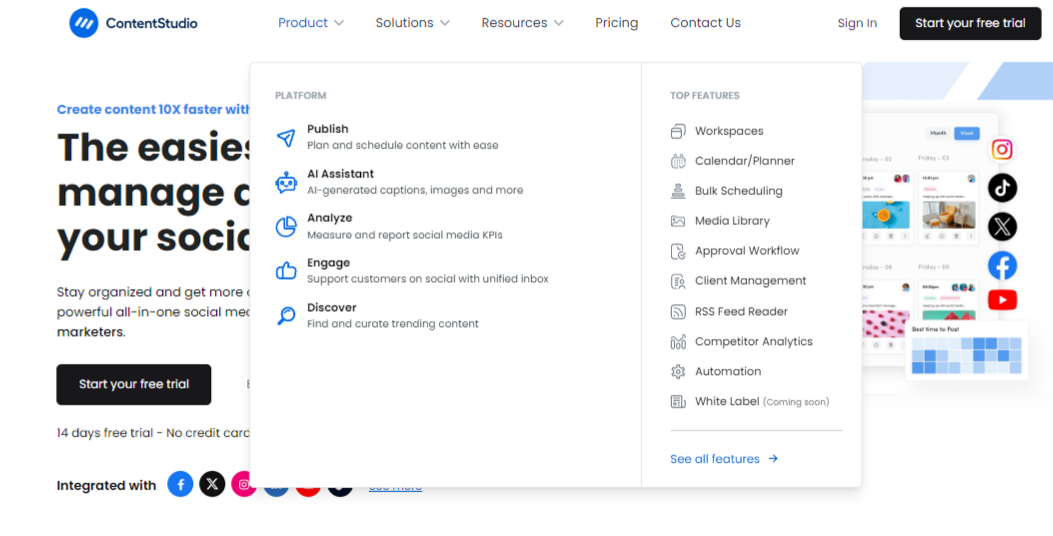 product features