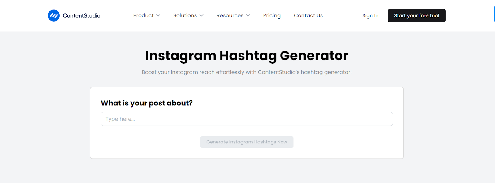 insta hashtag generator