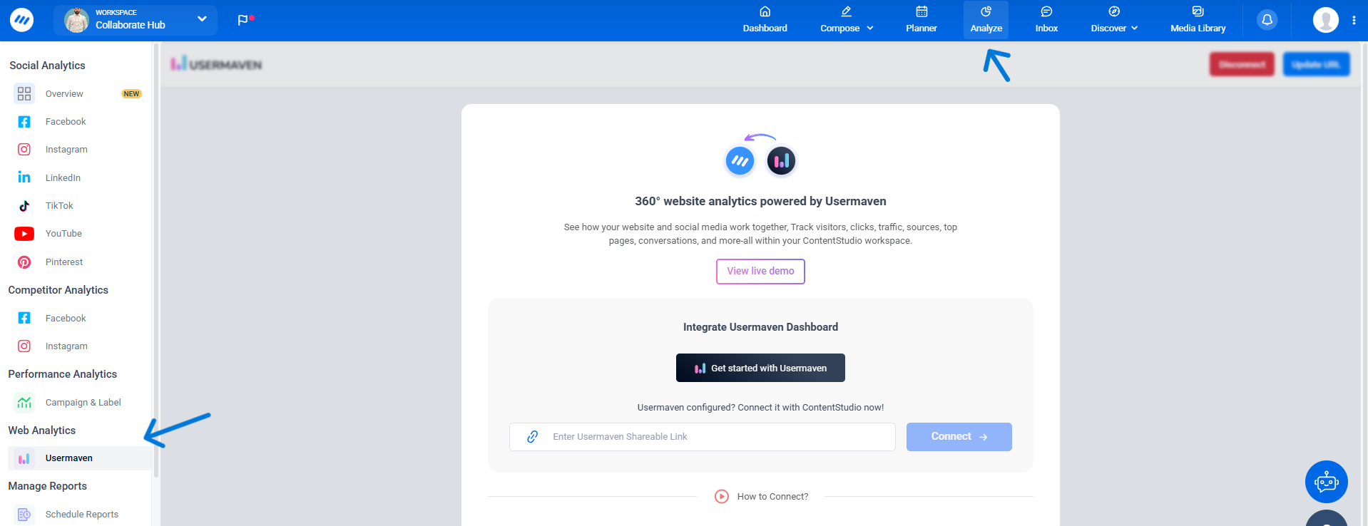 usermaven integration
