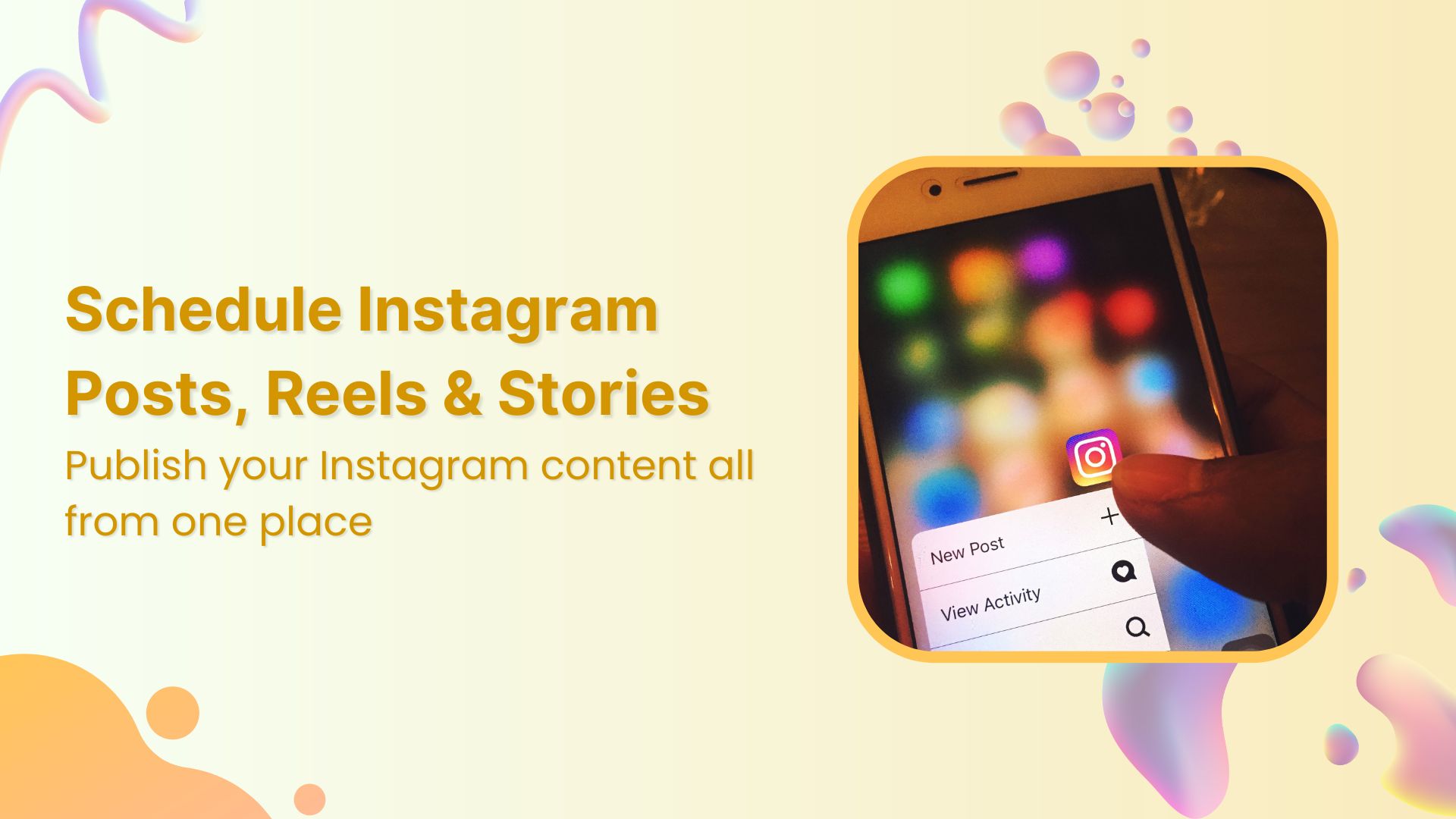 How to schedule Instagram posts, reels & stories in 2025