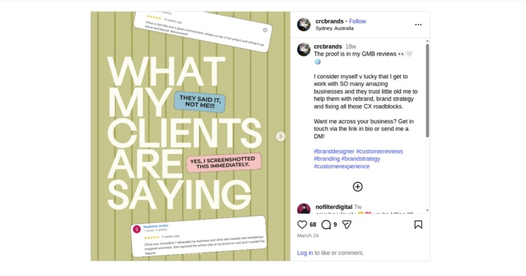 Customer reviews