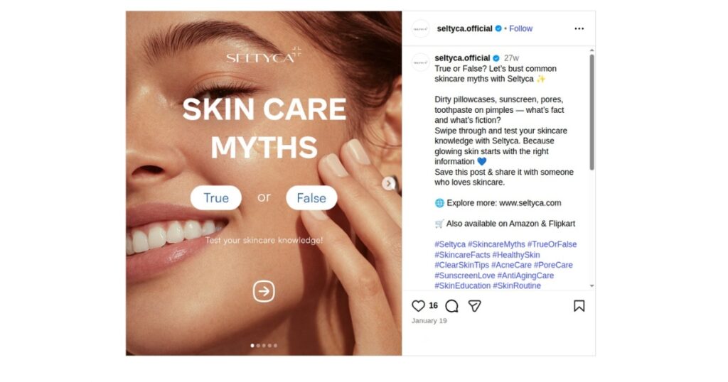 Myth vs. facts post