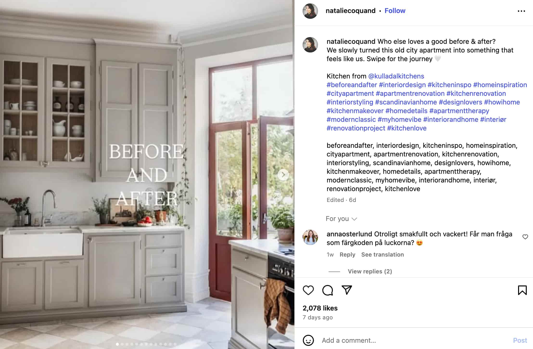 Before-and-after transformations