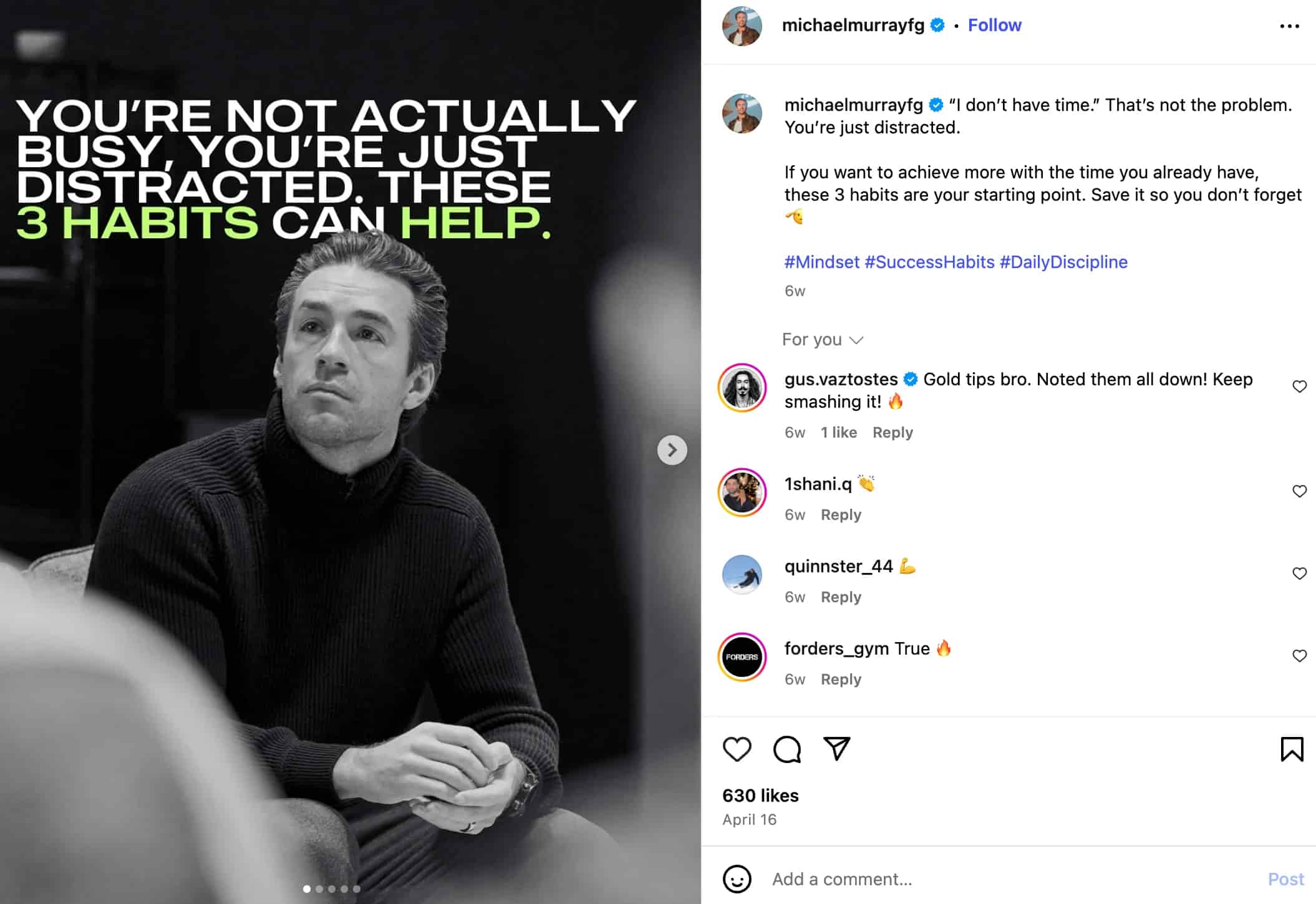 Inspiration and motivation