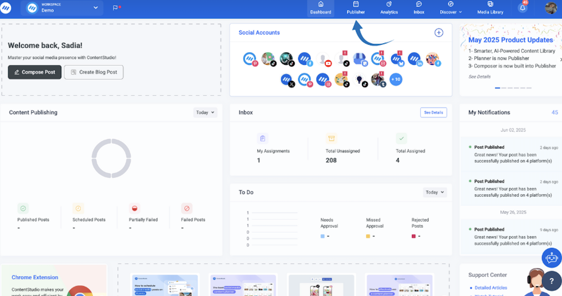 Access the carousel creator