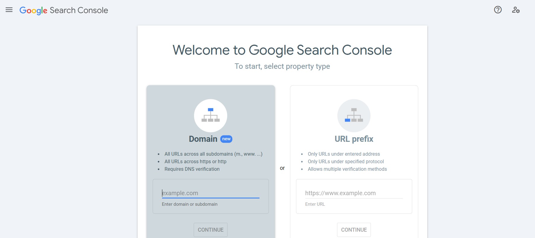 google search console 
