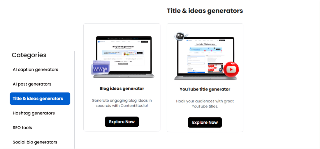 Use idea generation tools